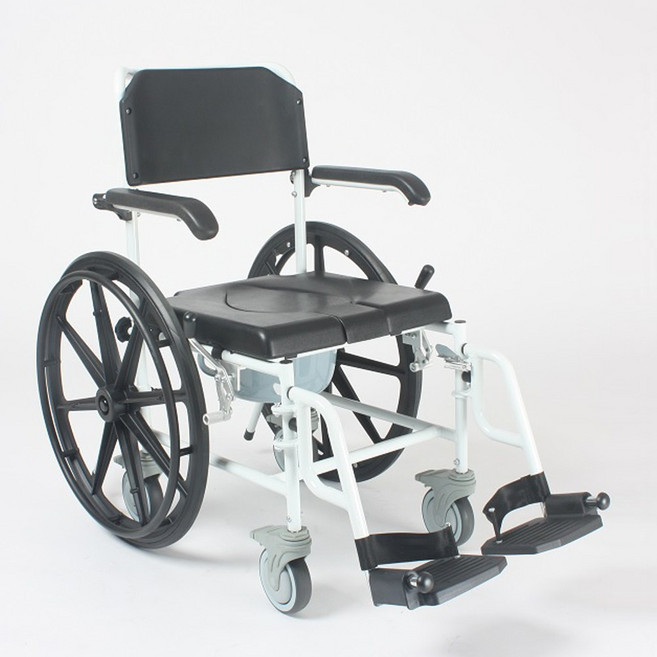 대세엠케어 PARTNER P500 변기로 사용가능한 샤워용 알루미늄 수동식 휠체어, 대세엠케어 PARTNER P500 변기로 사용가능한 샤, 1개