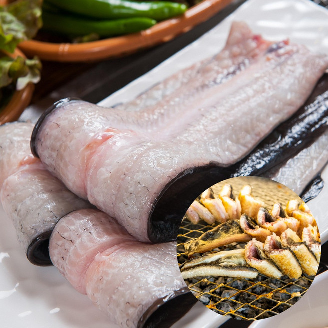 올더파인 통영 장어 손질 바다장어 중 대 특대 1kg 2kg 2키로 3kg 구이 구이용 머리 뼈 소스 양념 포함, 1개, 2kg (대)