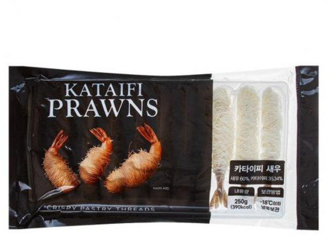 새우튀김 카타이피 냉동 250G, 1개