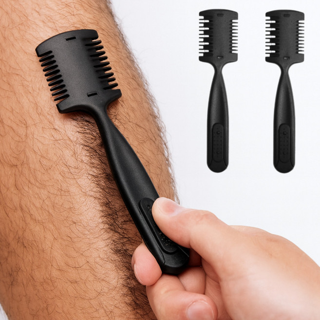 살림살림 남성 다리털 숱 제거기 바디트리머, 2개