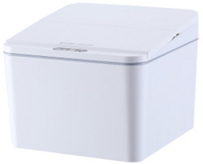 치프몰 스마트 자동 센서 휴지통, 화이트 4L, 1개