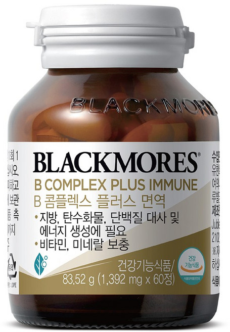 블랙모어스 비컴플렉스 플러스 면역, 60정, 1개