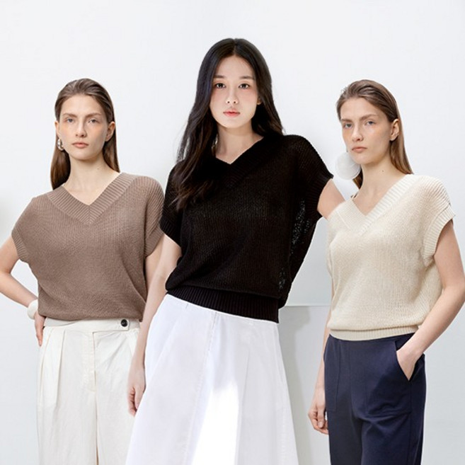 [온플]셀렙샵 에디션 25SS 크로쉐 루즈핏 니트 3종