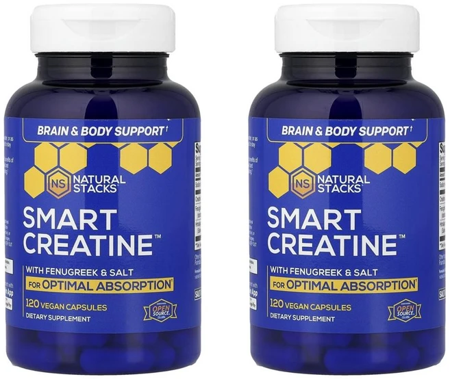 내추럴 스택스 스마트 크레아틴 Natural Stacks Smart Creatine™ 120정 - 쿠팡