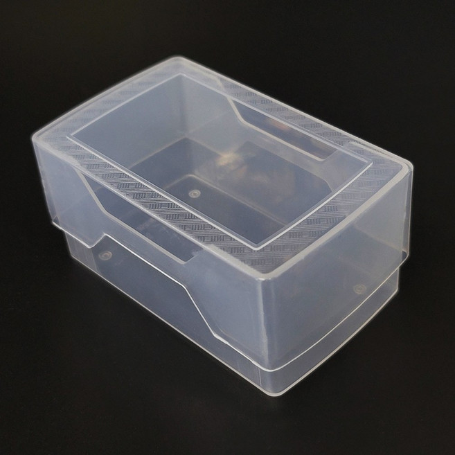 200매용 1개 명함곽 명함집 명함통 보관함 아크릴 명함 케이스, 투명