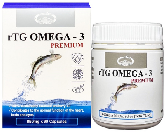 호주 네이쳐스탑 알티지(rTG) 오메가3 850mg 90정, 1개