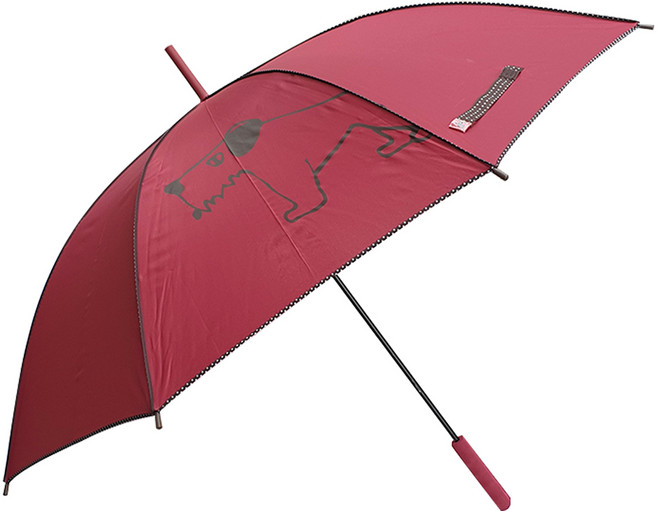힐크릭 경량 골프 우산 HCUB-8062, 레드와인