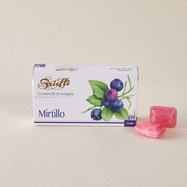 [브리엘리] 이탈리아 100년 전통 수제 캔디 블루베리맛 스틱, 1개, 50g