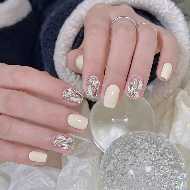 걸스코코 자석 보석 네일팁 파츠 셀프네일 붙이는 간편 인조손톱, 1개, NAIL-N678 - 쿠팡