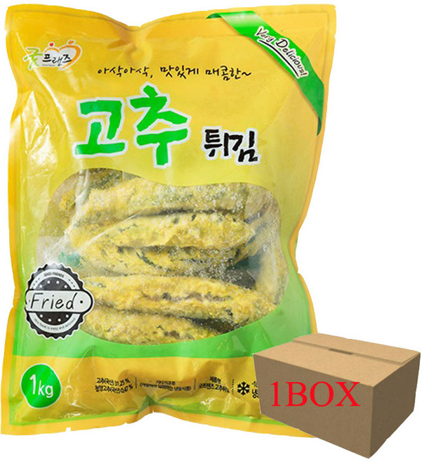 굿프랜즈 고추튀김 1box (1kg x10), 1kg, 10개