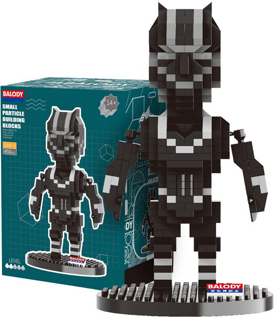 [알꿀밤-나노블럭-히어로] BA미들 재규어 히어로, 1개