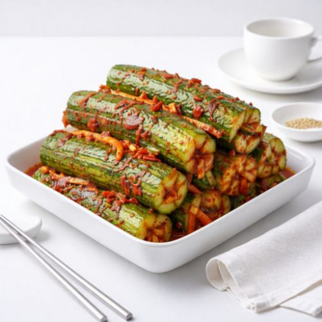 [호진이네] 국산 오이소박이 수제 오이김치 시원한 김치 1kg~5kg, 1개, 5kg