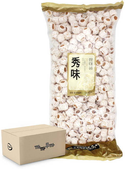 스위티코리아 쌀대롱 1kg x 4개 (1박스)