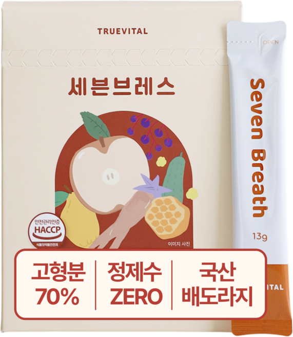 트루바이탈 세븐브레스 배도라지즙 스틱, 390g, 1개