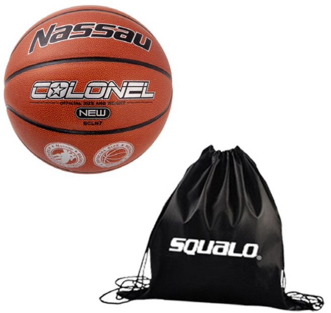 낫소 패트리어트 농구공, BFP-7 + 스쿠알로 공가방, 1개