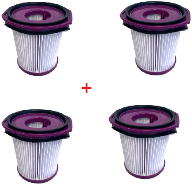 Shark 샤크 청소기필터 에보파워플러 NEO LC200KRIV, 4세트, 해파