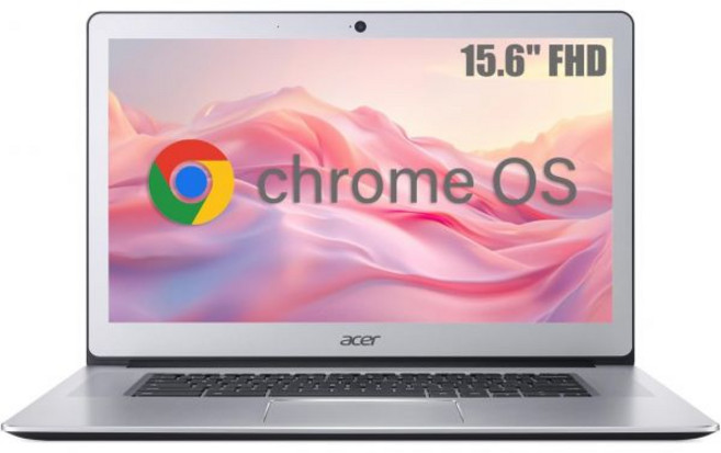 에이서 크롬북 CB515-1H 15.6인치 FHD(1920 x 1080) 노트북 컴퓨터 셀러론 N3350 4GB RAM 32GB SSD 카메라 Type-C Chrom, 에이서 크롬북 CB515-1H 15.6인치 FHD(19
