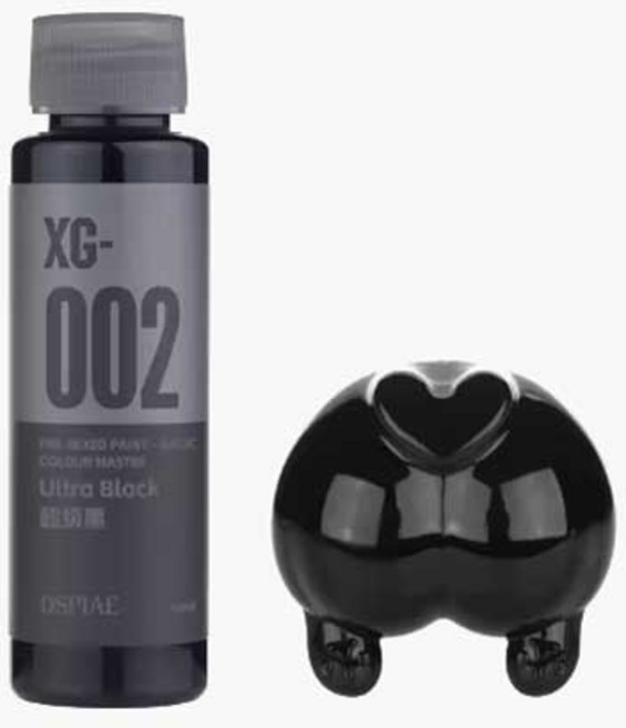 디스파이어 XG-002 울트라 블랙 수성 아크릴도료 50ml, 1개