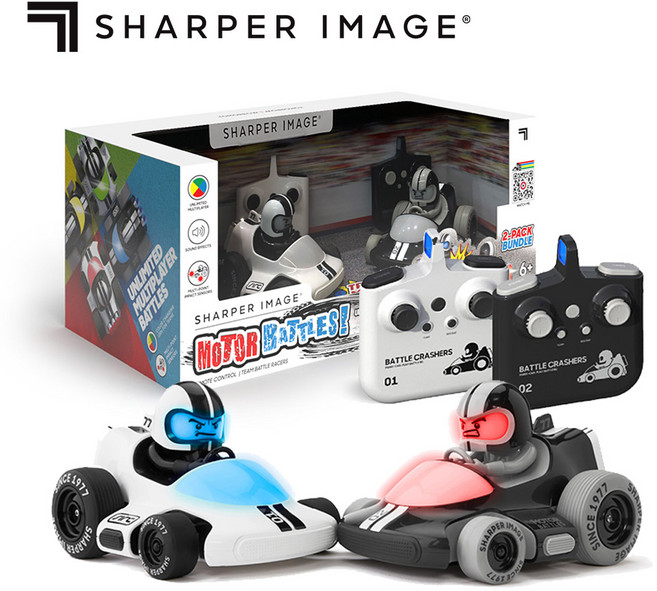 토이트론 샤퍼이미지-RC카-배틀 카트 세트-1212020191, 1개, 혼합 색상