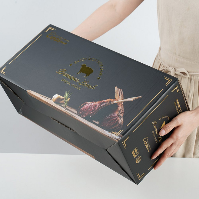 램스푸드 프리미엄 양갈비 선물세트 양고기 숄더랙고급갈비 1kg+즈란소스30g증정, 2개, 500g