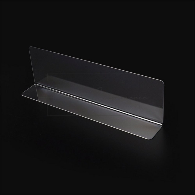 희락원 L자형 투명 칸막이 20X6CM 1개입 일반형 진열가림판