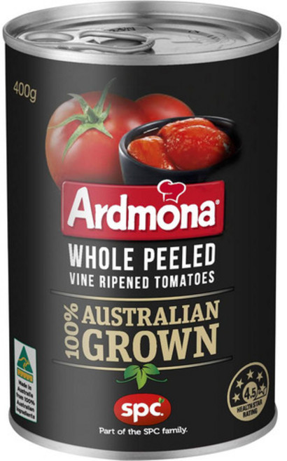 Ardmona 아드모나 껍질 벗긴 토마토 통조림 400g 6캔