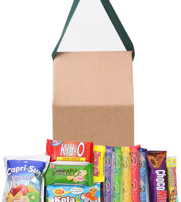 행사용 손잡이 간식 선물 박스 1호 [ESB01], 1개