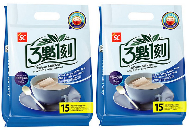 3시15분 얼그레이 밀크티, 20g, 2개, 15개입, 20g