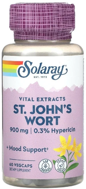 솔라레이 세인트존스워트 St Johns Wort 900mg 베지캡슐 60정, 60 개, 1개 - 쿠팡
