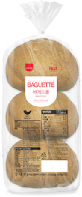 삼립 냉동 바게트롤 600g(200gx3개입) X 1봉 + 은나노or친환경아이스팩, 600g, 1개