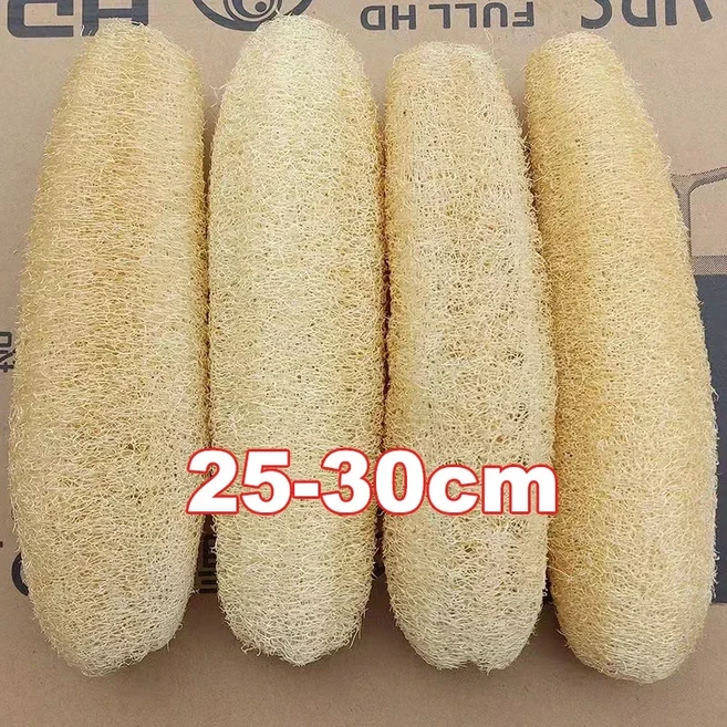 1/3Pcs 천연 수세미 스폰지 다목적 주방 청소 도구 접시 세척 긴 샤워 바디 스크러버, 03 26-30cm length, 03 26 30cm length