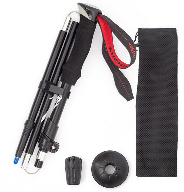 초경량 EVA소재 미끄럼방지 등산스틱, 대형, 1개