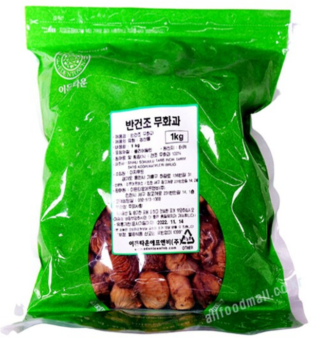 이든타운 반건조 무화과 1kg 말랭이 건과류 말린무화과, 1개
