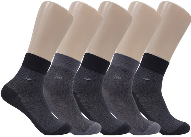아놀드파마 여름용 40수 남성양말 단목 5켤레 AP5554