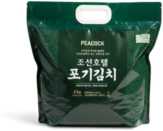 피코크 조선호텔 김치 포기김치, 4kg, 1개