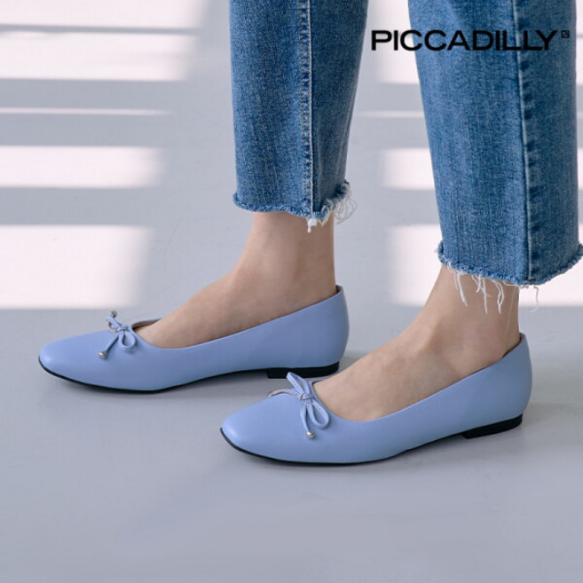 [피카딜리] [PICCADILLY] 272014 플랫슈즈_블루(1.5cm)