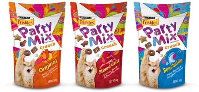 Purina 喜躍 Party Mix 香酥餅, 1個, 經典風味(鮪魚、雞肉、鰹魚)