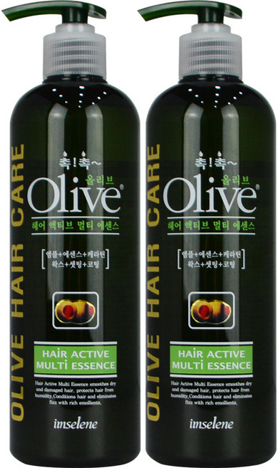 [아임세레느] 올리브 헤어 액티브 멀티에센스, 500ml, 2개