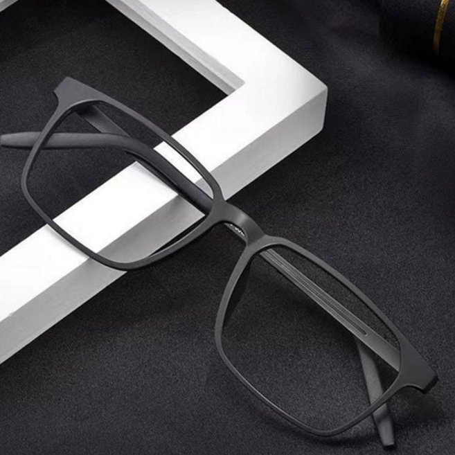 티타늄 안경테 가벼운 데일리 깔끔한 초경량 안경테 사각 패션 남성