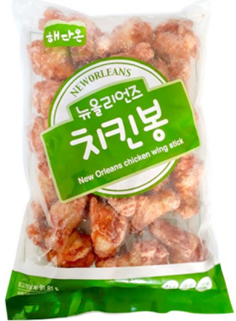 해다온 뉴올리언즈 치킨봉 1kg 치킨스틱 핫윙 치킨텐더 가공식품 닭가공육제품, 1개