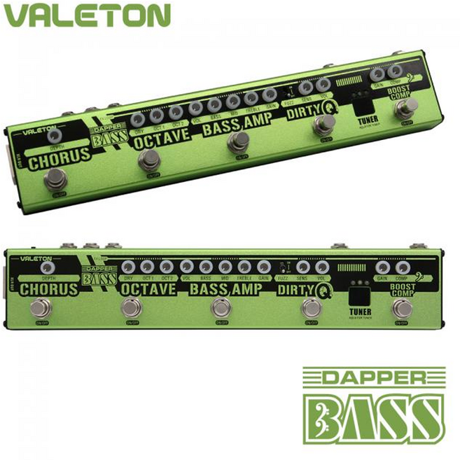Valeton Dapper Bass VES-2 (6 in 1 Bass Effects Strip) | 베일톤 베이스 이펙트 스트립