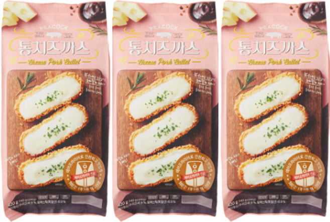 피코크 통치즈까스 420g 4개