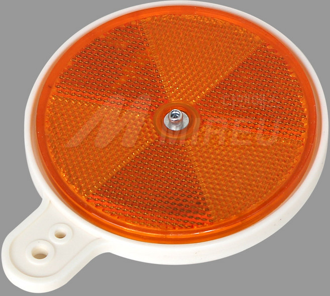 원형 양면 델리네이터 반사판 도로표지병, 단품, 1개