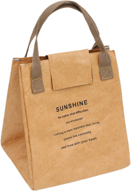 런스트림 도시락가방 보온보냉백 런치백 피크닉가방, 1개, 베이지