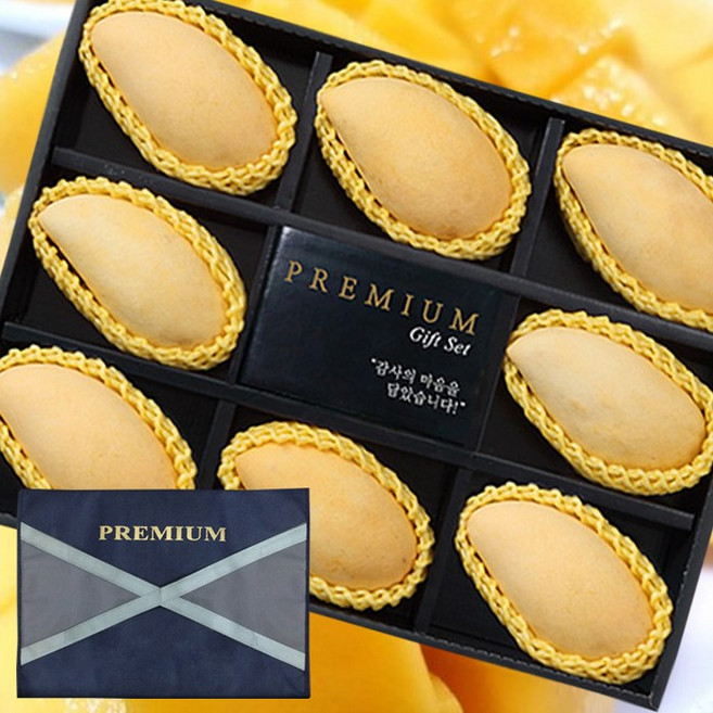 감사선물 프리미엄 카라바오 망고 선물세트 8과, 1박스