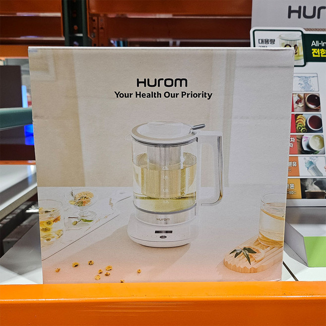 휴롬 티마스터 2L TM-MB1FWH 전기포트 전기 주전자 커피 포트 유리주전자 티마스터 코스트코