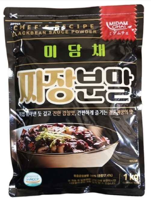 미담채 짜장분말 짜장가루, 2개, 1kg
