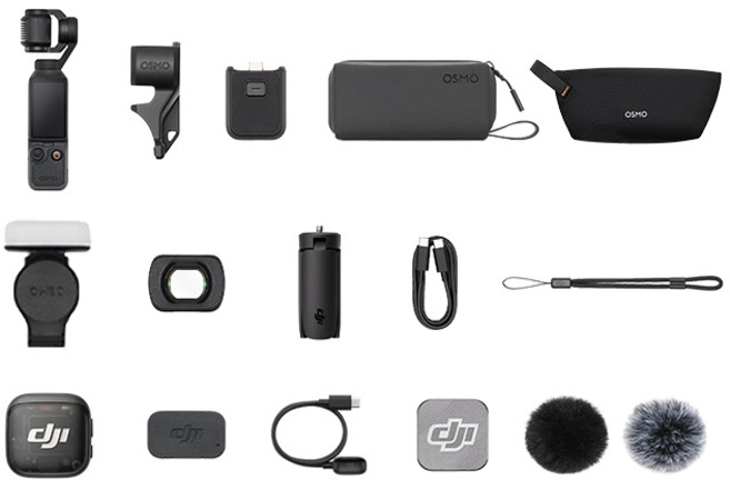 DJI OSMO POCKET 4 口袋相機, 黑, 全能套裝