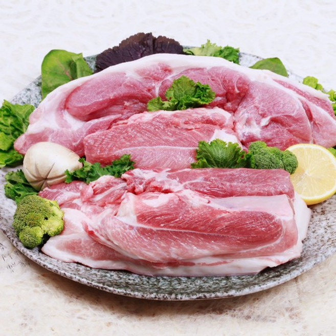 [나주목장] 무항생제 한돈 앞다리살 500g 찌개용, 없음, 1개