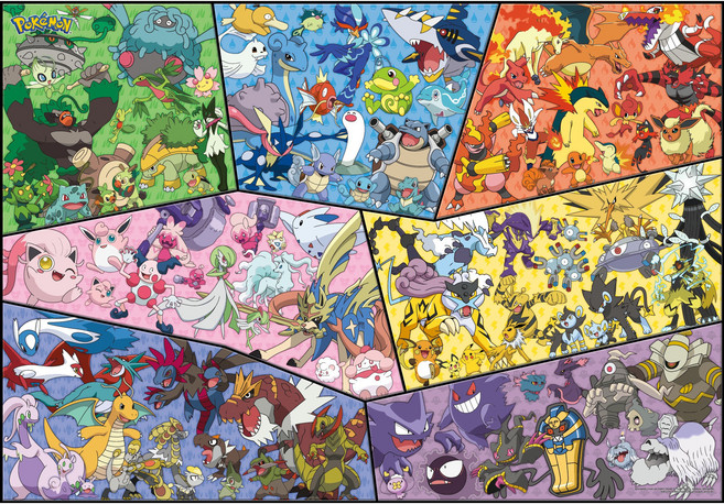 포켓몬스터 직소 퍼즐 1000피스, 스테이지